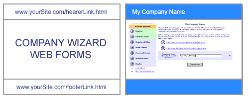 white label headers and footers